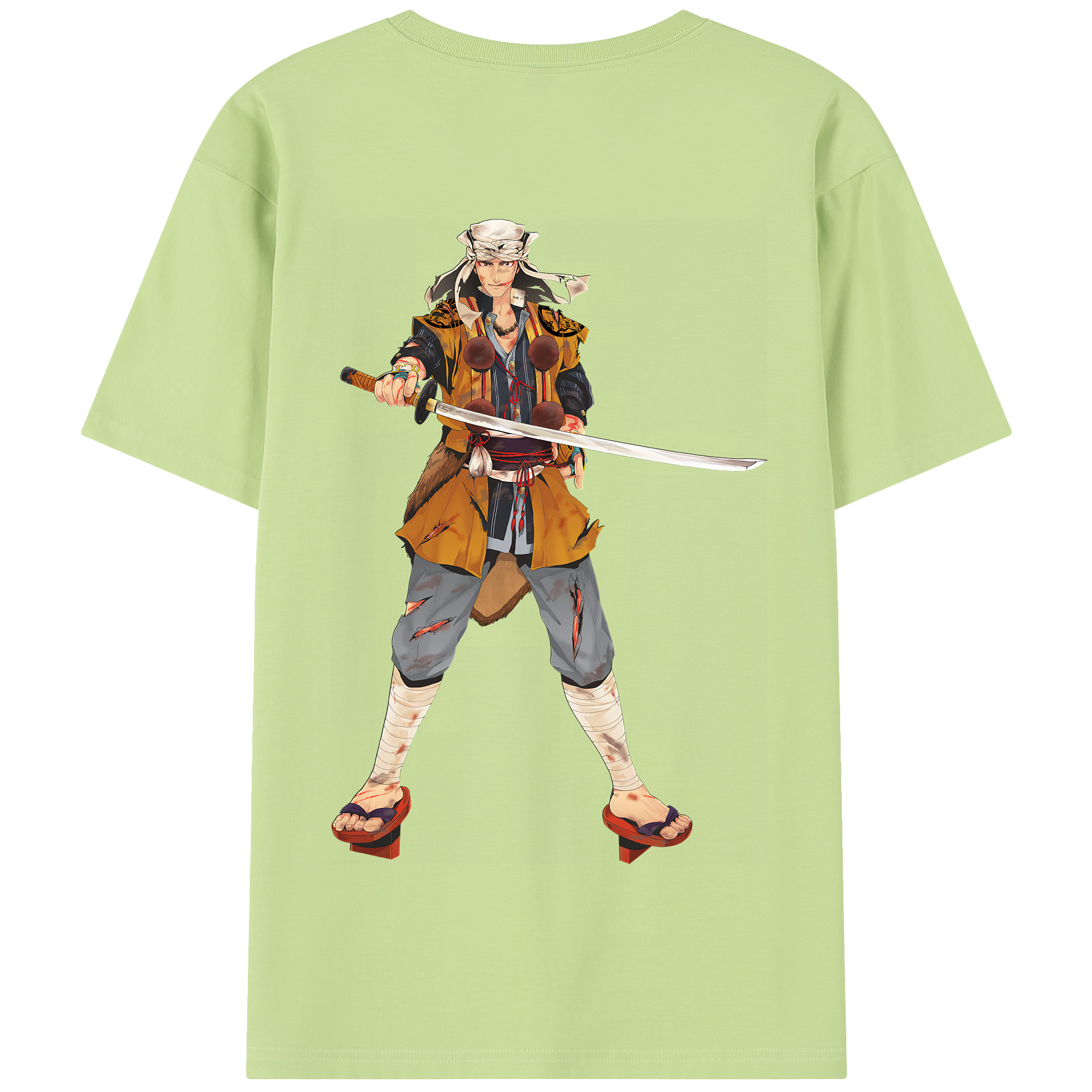 （画像用） 刀剣乱舞 Touken Ranbu 綿100％半袖Tシャツ（背面プリント）
